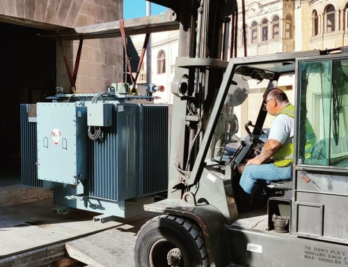 Replacement of transformer in Tarxien