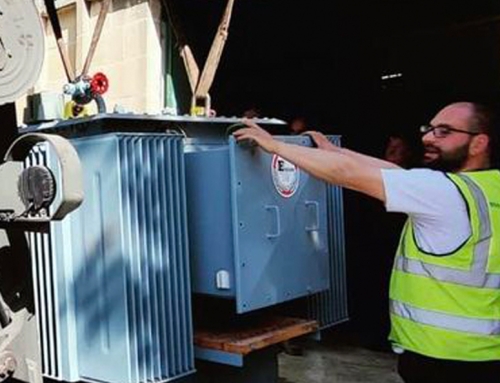The installation of a new transformer in Ħaż Żebbuġ